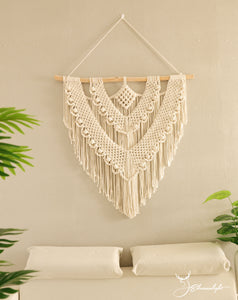Macrame Large Wall Hanging, Handwoven nature cotton Tapestry wall hanging, Bohemian Modern wall art hanging home decor