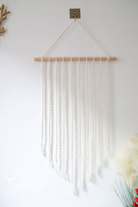 Macrame Wall Photo hangerphoto display, hand woven wall hanging decor for home