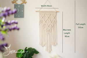 Macrame Wall Art hanging, Bohemia Macrame Tapestry wall decor, Personalized Hand woven Boho wall hanging