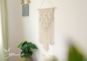 Macrame Wall Art hanging, Bohemia Macrame Tapestry wall decor, Personalized Hand woven Boho wall hanging