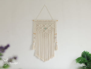 Macrame Wall art hanging, Macrame Crystals Wall hanging, Bohemian home decor/wall decor