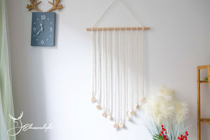 Macrame Wall Photo hangerphoto display, hand woven wall hanging decor for home