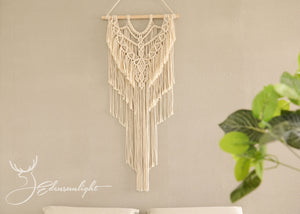 Macrame wall hanging, Modern Colorful Bohemian Macrame Wall Art hanging, Elegant Boho Home decoration, Macrame Tapestries headboard hanging