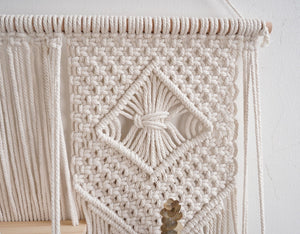 3 tiers Macrame hanging shelves