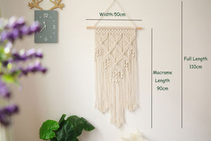 Macrame Wall Art hanging, Bohemia Macrame Tapestry wall decor, Personalized Hand woven Boho wall hanging