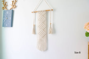 Macrame Wall hanging, Personalized Boho Home Decoration for bedroom/living room/entrance way/headboard/TV background...