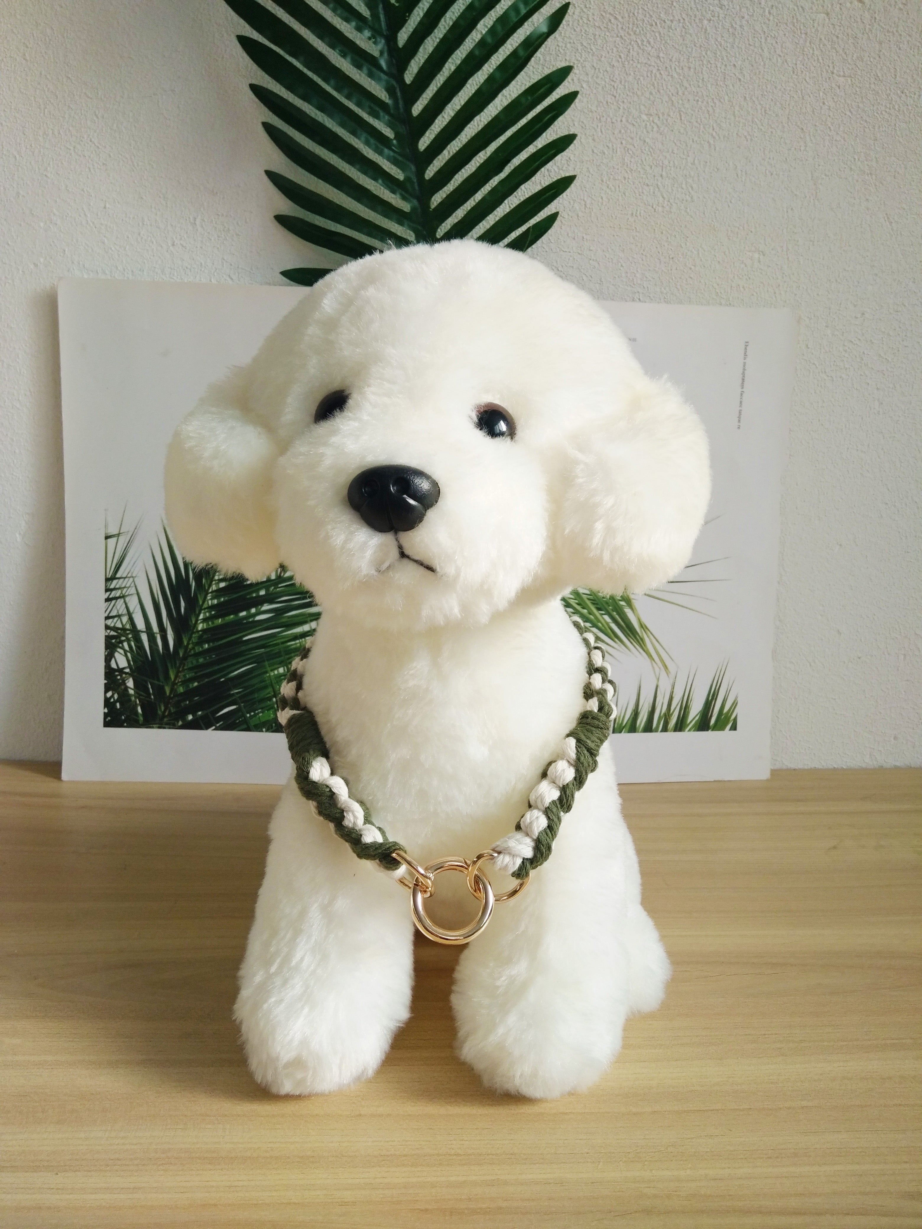 Macrame Stylish Dog Collar, Boho pet collar/pet accessory/pet necklace