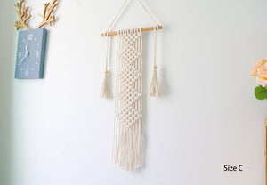 Macrame Wall hanging, Personalized Boho Home Decoration for bedroom/living room/entrance way/headboard/TV background...