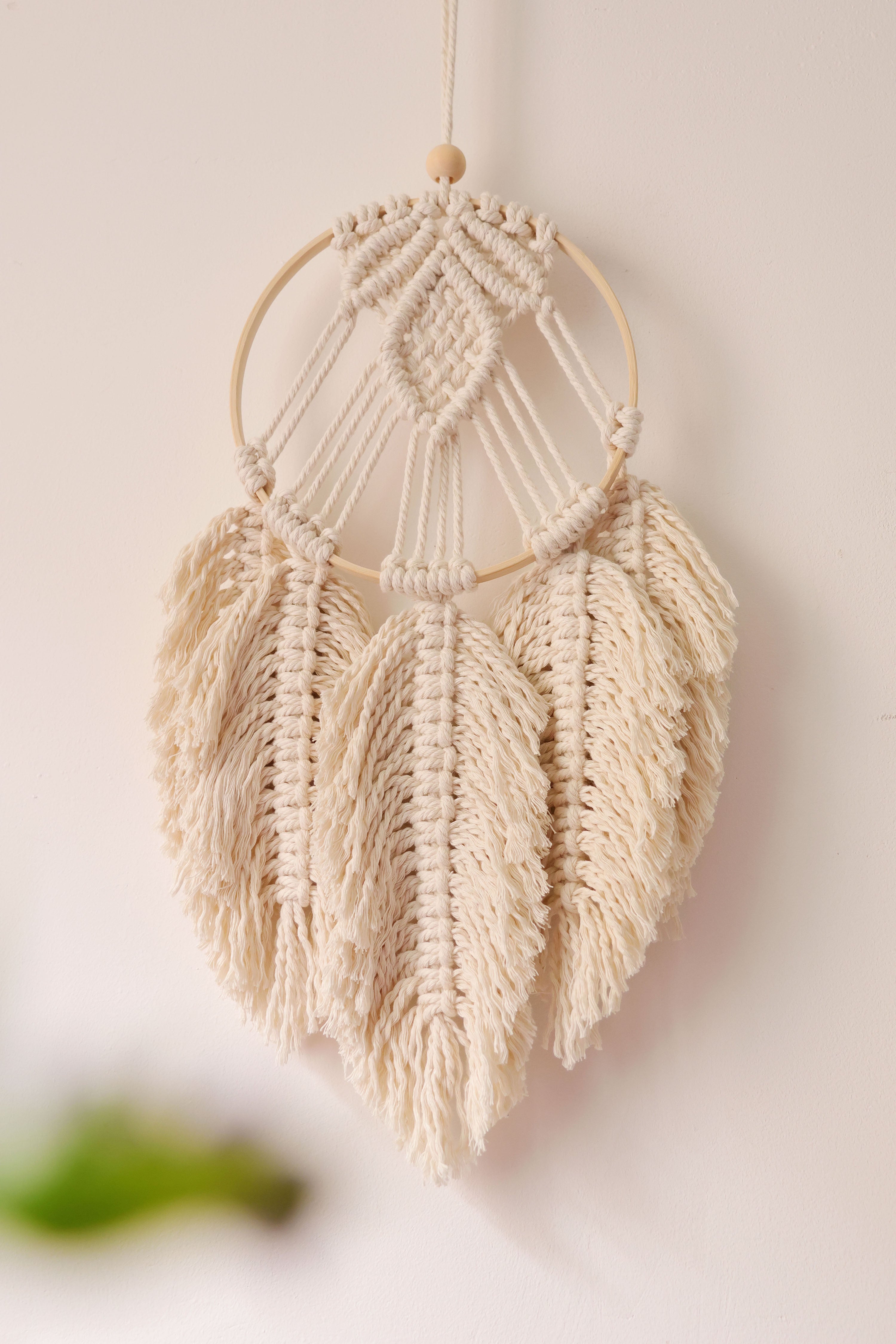 Macrame Dream catcher, Personalized Wall Art Hanging, Bohemia Home Decor Wall hanging