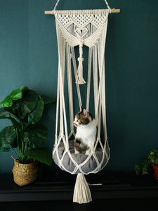 Macrame cat bed online pattern