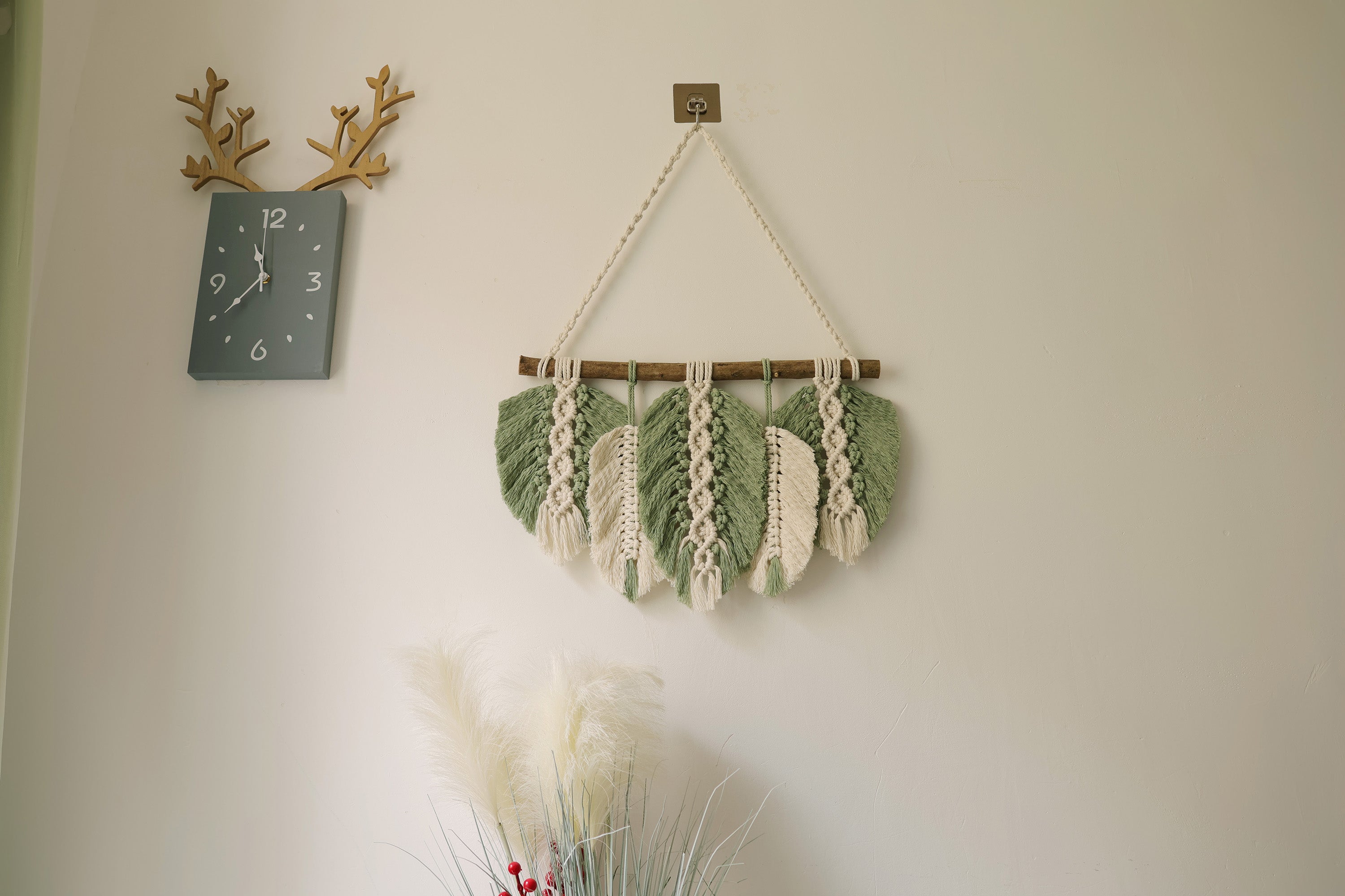 Macrame Leaf wall Art hanging, Macrame Tapestry wall decor hangings, Bohemia Home decoration, Macrame leaf/leaves hanging
