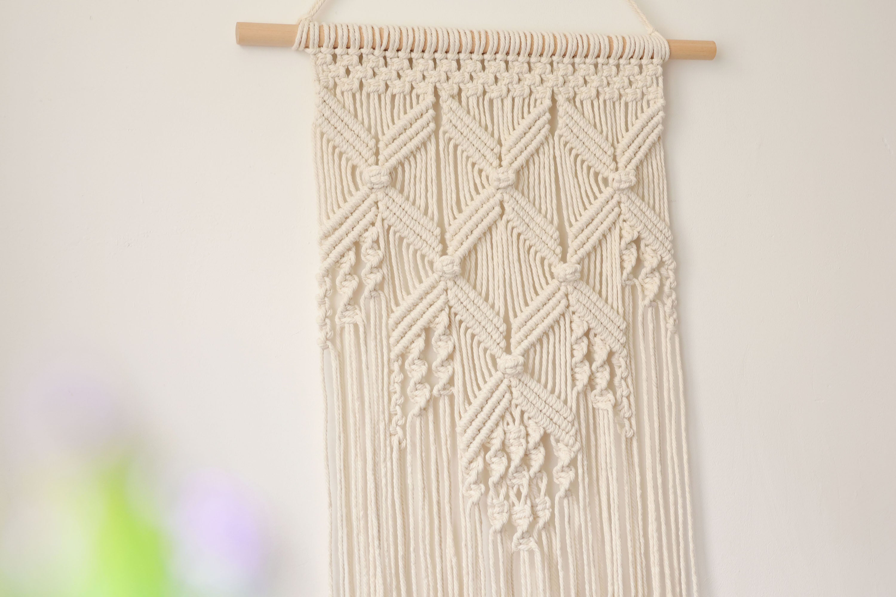 Macrame Wall Art hanging, Bohemia Macrame Tapestry wall decor, Personalized Hand woven Boho wall hanging