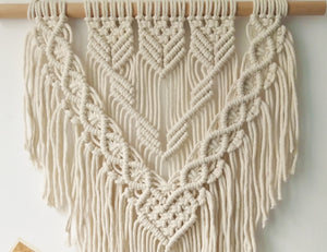 Macrame wall hanging, Macrame Tapestry, Indoor Hanging, Wall Decor, Wall Pediment, Living Room, Kitchen, Bedroom or Apartment