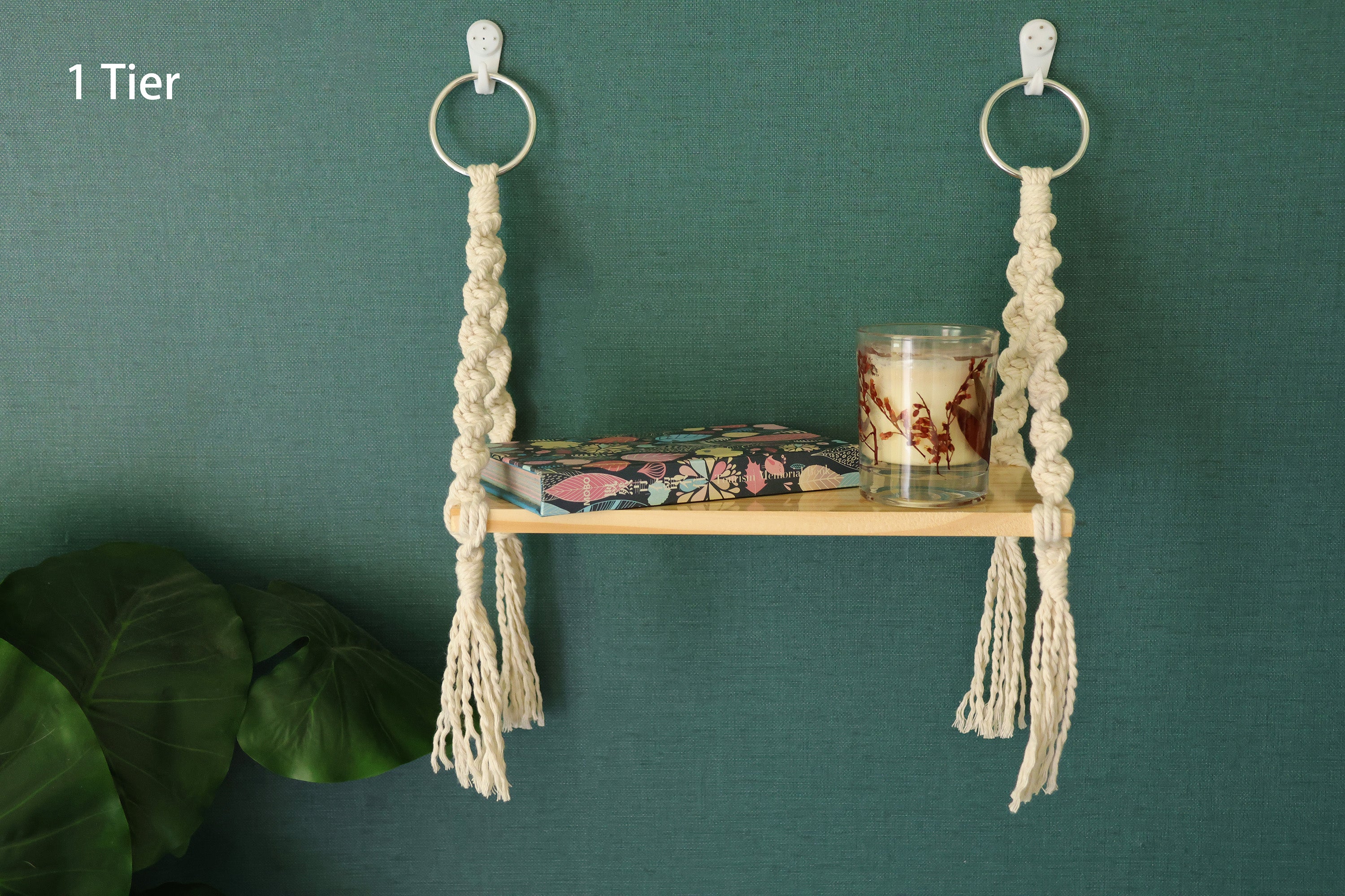 Macrame hanging shelves, wooden wall furniture/bookshelves/ bathroom decor shelf/ living room shelving/bedroom shelving/plant hanger shelf