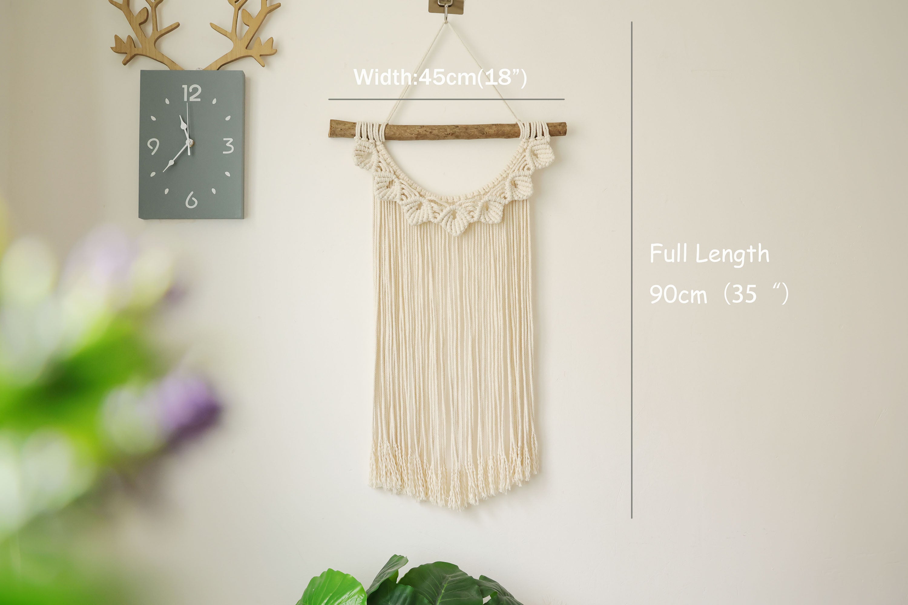 Macrame wall hanging, Macrame Tapestry wall decor hangings,Bohemia Home decoration,Macrame leaf/leaves hanging