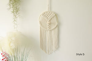 Macrame Air Plant holder, Stylish Bohemia air plant display hanger,Boho wall hanging home decor