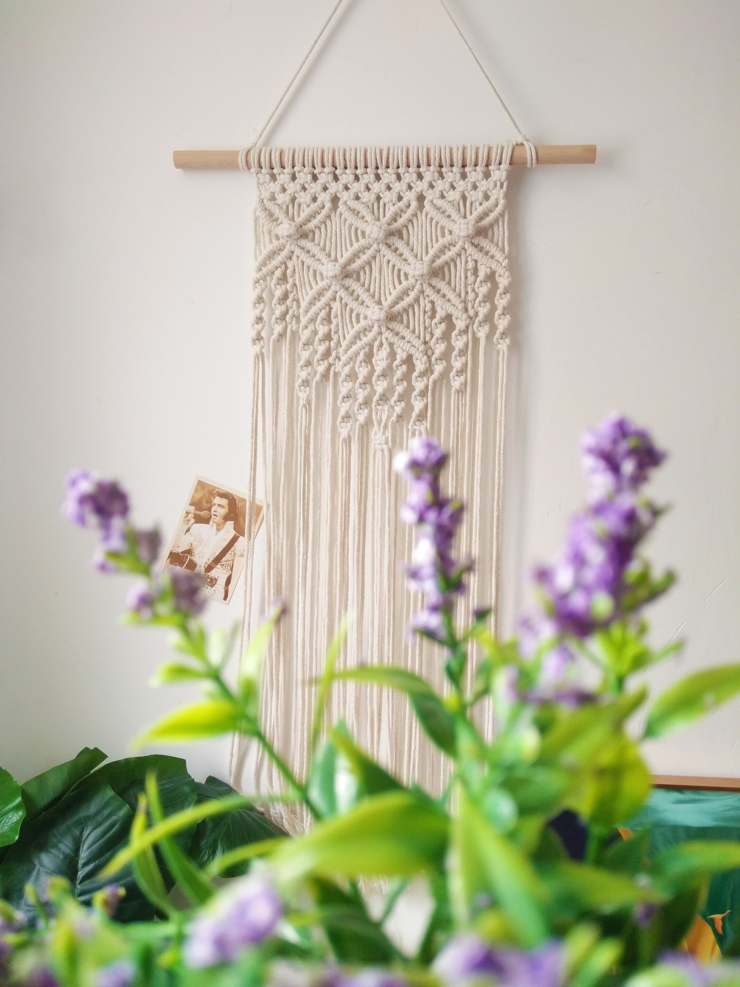 Macrame Wall Hanging Tapestry Boho Macrame Tapestry HandWoven Home Decor Wall Pediment