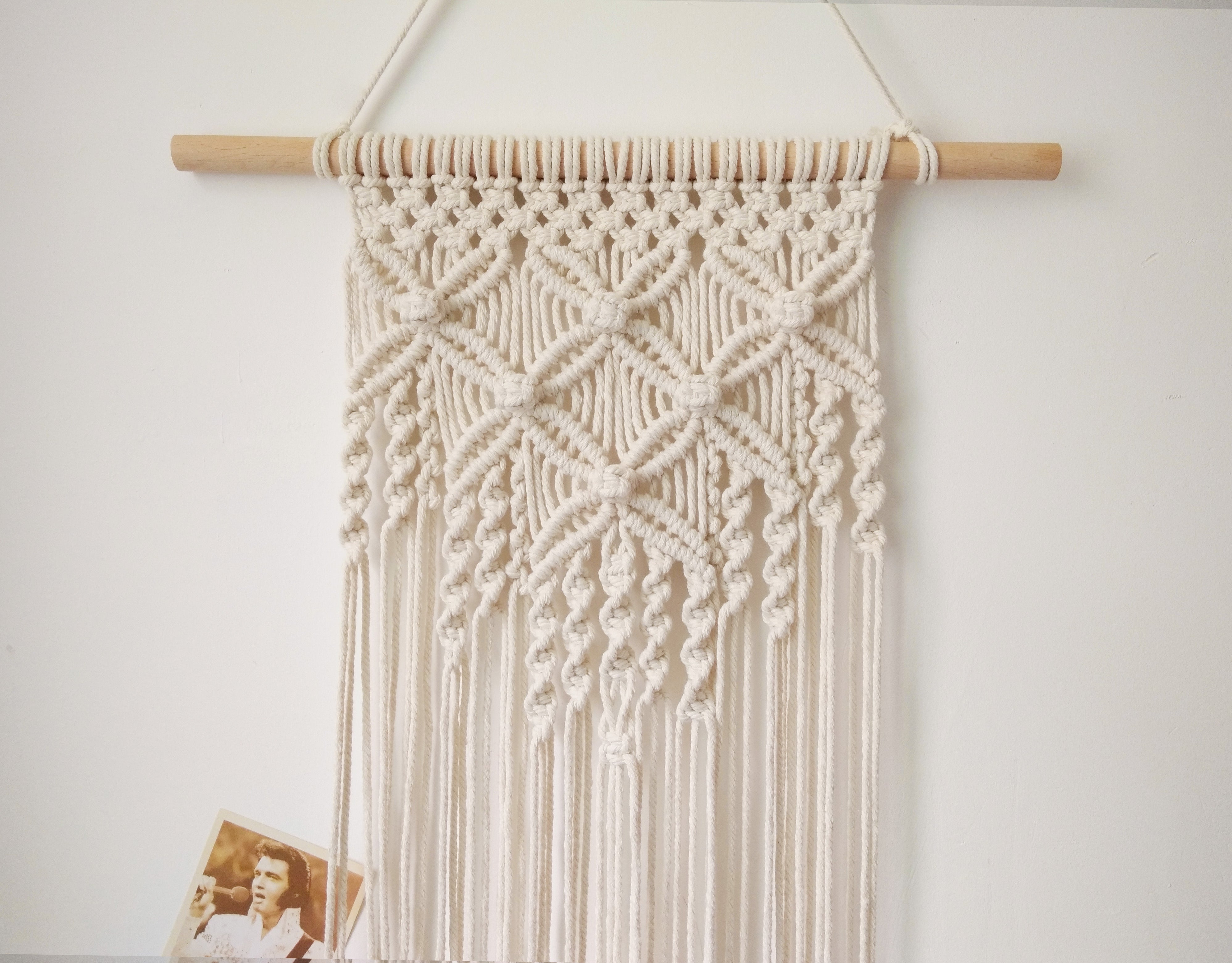 Macrame Wall Hanging Tapestry Boho Macrame Tapestry HandWoven Home Decor Wall Pediment